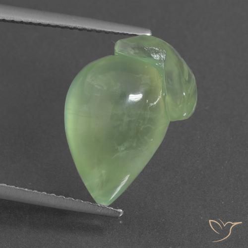 10.20ct Natural Verde medio Prehnite, Elegante, Translúcido