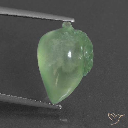 8.31ct Natural Verde medio Prehnite, Elegante, Translúcido