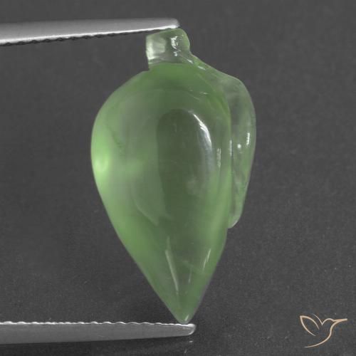 9.43ct Natural Verde medio Prehnite, Elegante, Translúcido
