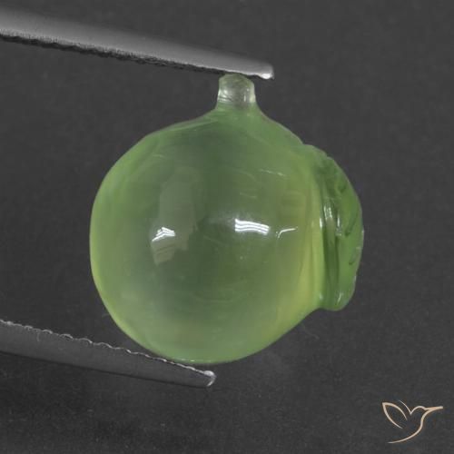 9.55ct Natural Verde lima Prehnite, Elegante, Translúcido