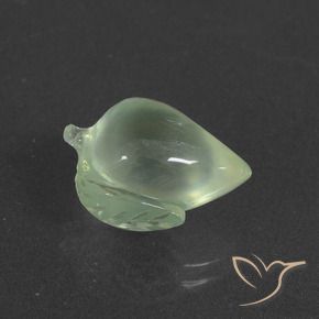 Prehnite Verde amarillo claro natural de 8.86 ct, Elegante, Translúcido
