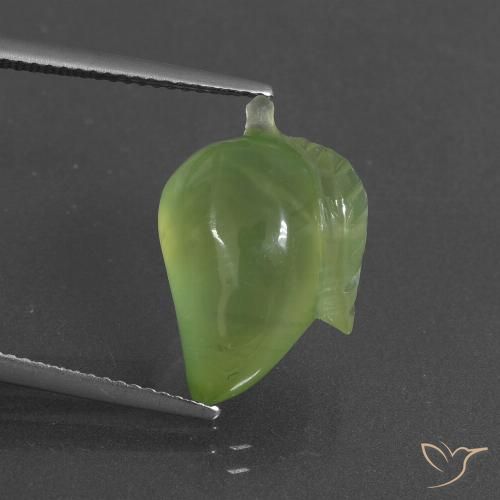 11.64ct Natural Verde lima Prehnite, Elegante, Translúcido