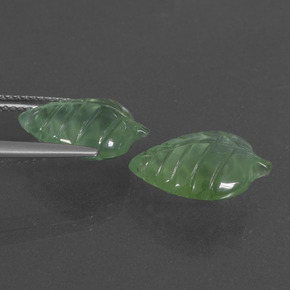 Gemas de Prehnite Verde natural de  ct, Forma elegante, Translúcido