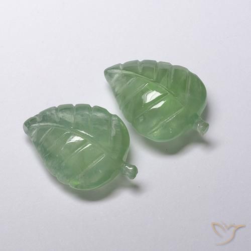 13.04ctw Natural Verde claro Prehnite, Elegante, Translúcido