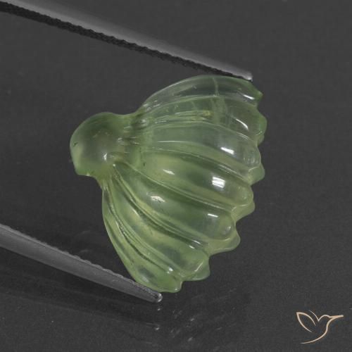 8.73ct Natural Verde lima Prehnite, Elegante, Translúcido