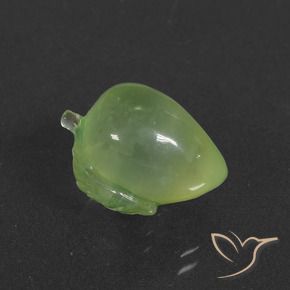 Prehnite Verde amarillento natural de 10.44 ct, Elegante, Translúcido