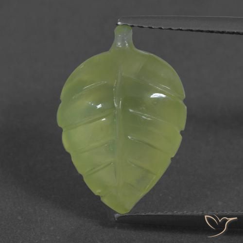 6.27ct Natural Verde lima Prehnite, Elegante, Translúcido