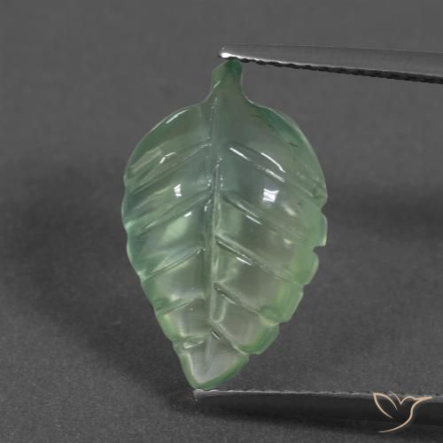5.11ct Natural Verde cálido Prehnite, Elegante, Translúcido