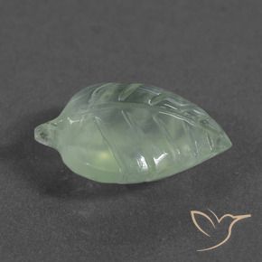 Prehnite Verde amarillo claro natural de 6.02 ct, Elegante, Translúcido