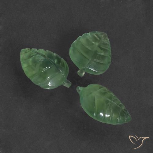 21.38ctw Natural Verde claro Prehnite, Elegante, Translúcido