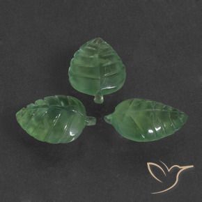 Gemas de Prehnite Verde claro natural de 21.38 ct, Elegante, Translúcido