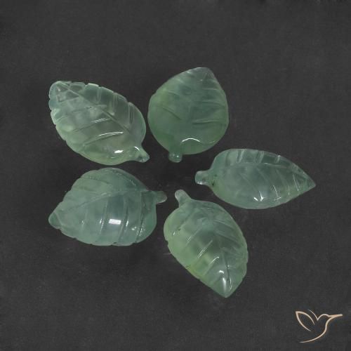 26.26ctw Natural Verde muy claro Prehnite, Elegante, Translúcido