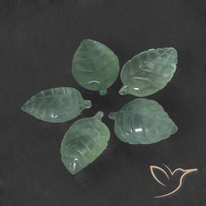Gemas de Prehnite Verde muy claro natural de 26.26 ct, Elegante, Translúcido