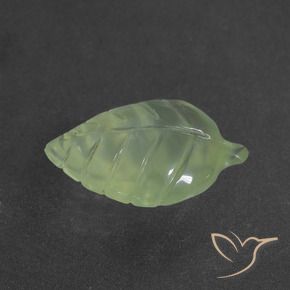 Prehnite Verde amarillo natural de 5.76 ct, Elegante, Translúcido