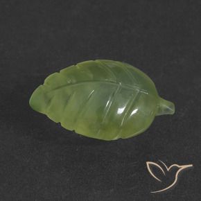 Prehnite Verde medio natural de 5.08 ct, Elegante, Translúcido
