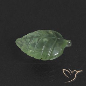 Prehnite Verde amarillento natural de 4.75 ct, Elegante, Translúcido
