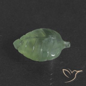 Prehnite Verde cálido natural de 5.62 ct, Elegante, Translúcido