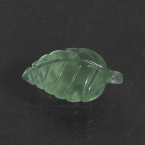 Prehnita verde natural de 5,59 ct, forma elegante, translúcido