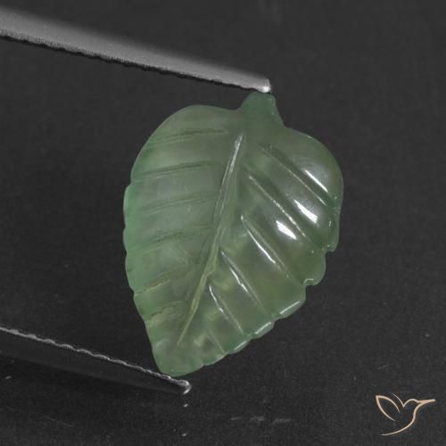 4.40ct Natural Verde pino claro Prehnite, Elegante, Translúcido