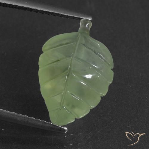 5.28ct Natural Verde medio Prehnite, Elegante, Translúcido