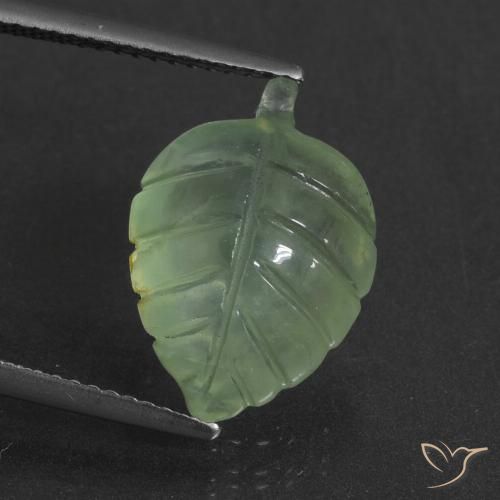 7.07ct Natural Verde muy claro Prehnite, Elegante, Translúcido
