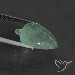 Prehnite Verde menta natural de 4.67 ct, Elegante, Translúcido