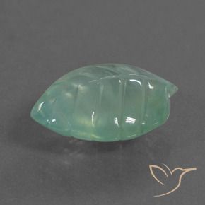 Prehnite Verde frío claro natural de 7.41 ct, Elegante, Transparente