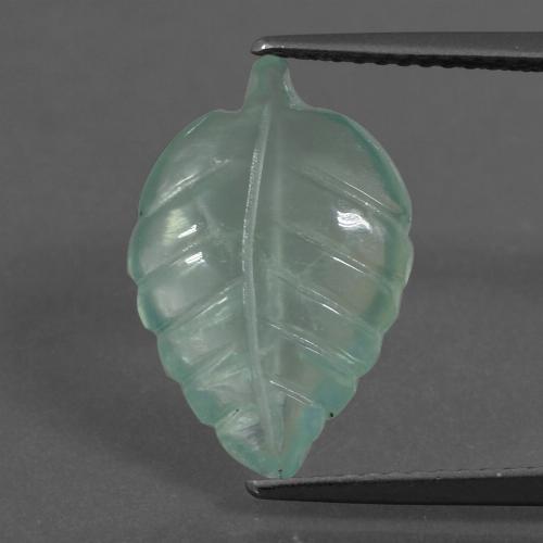 Prehnite Verde claro natural de 5.02 ct, Forma elegante, Transparente