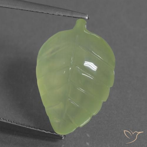 9.17ct Natural Verde lima Prehnite, Elegante, Transparente