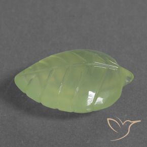 Prehnite Verde lima natural de 9.17 ct, Elegante, Transparente