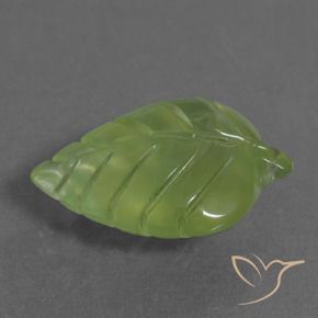 Prehnite Verde amarillento natural de 10.33 ct, Elegante, Transparente