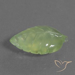Prehnite Verde amarillento natural de 7.52 ct, Elegante, Transparente