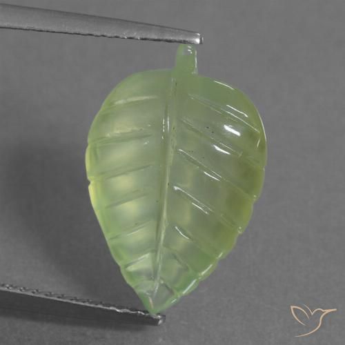 7.23ct Natural Verde medio Prehnite, Elegante, Transparente