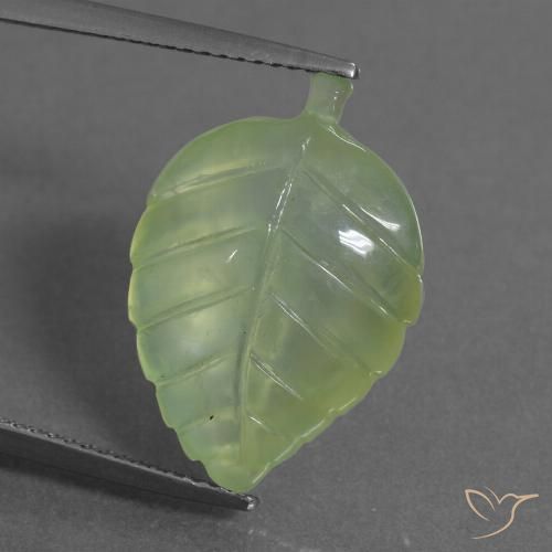 10.77ct Natural Verde lima Prehnite, Elegante, Transparente