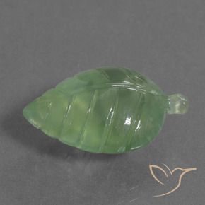 Prehnite Verde medio natural de 8.35 ct, Elegante, Transparente