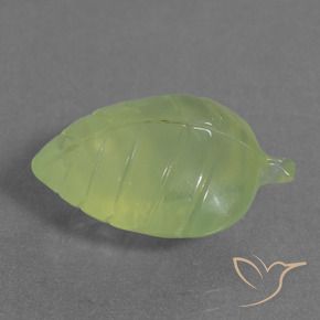 Prehnite Verde amarillo natural de 11.59 ct, Elegante, Transparente