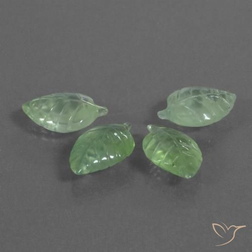19.75ctw Natural Verde pera Prehnite, Elegante, Transparente