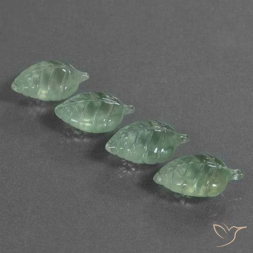 20.20ctw Natural Verde menta claro Prehnite, Elegante, Transparente