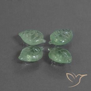 Gemas de Prehnite Verde menta claro natural de 20.20 ct, Elegante, Transparente