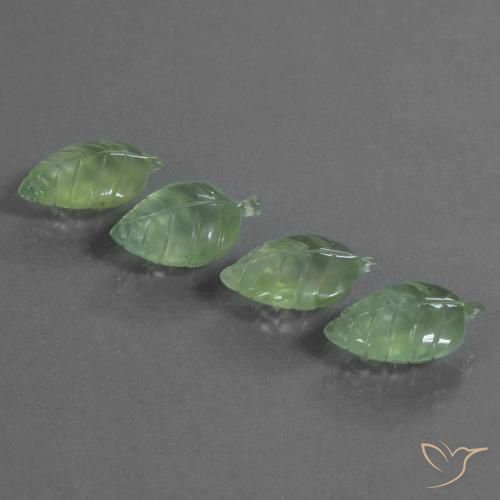 23.84ctw Natural Verde claro Prehnite, Elegante, Transparente