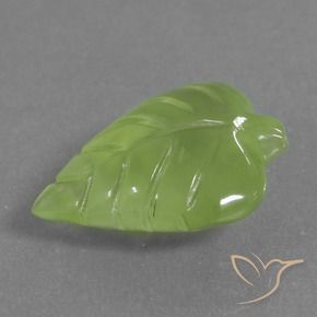 Prehnite Verde lima natural de 9.92 ct, Elegante, Transparente