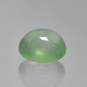 Prehnite Verde natural de 1.92 ct, Corte Óvalo, Translúcido