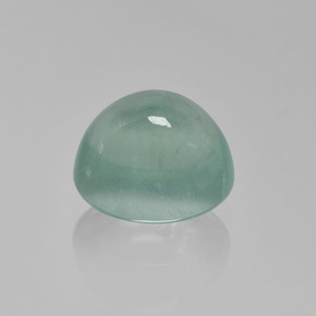 Prehnita verde natural de 2,48 ct, corte óvalo, translúcido
