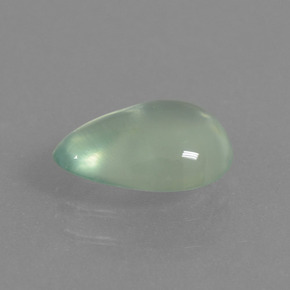 Prehnite Verde natural de 1.70 ct, En forma de pera, Translúcido