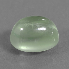 Prehnita verde natural de 1,72 ct, corte óvalo, translúcido