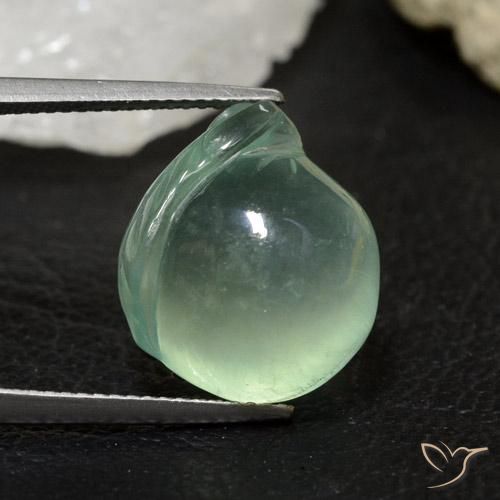 17.83ct Natural Verde menta Prehnite, Elegante, Transparente