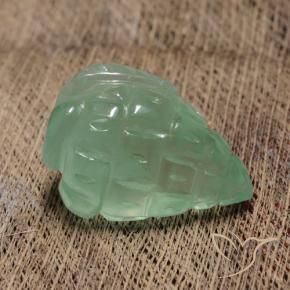 Prehnite Verde claro natural de 24.98 ct, Elegante, Translúcido
