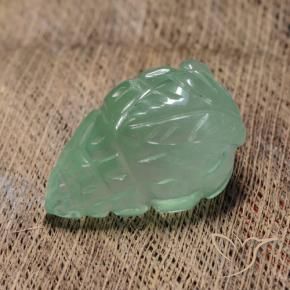 Prehnite Verde claro natural de 24.98 ct, Elegante, Translúcido