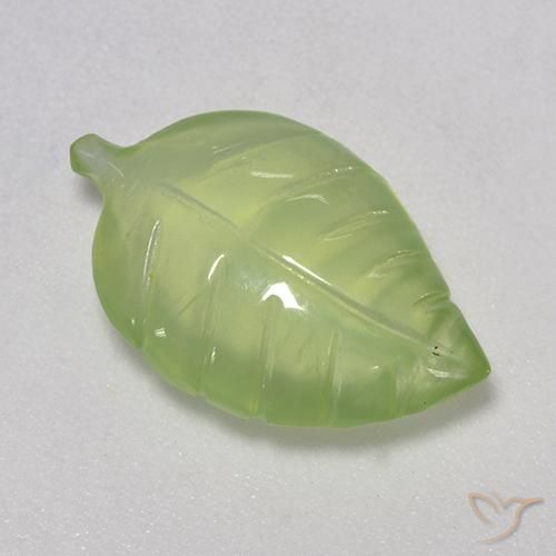 7.38ct Natural Verde lima Prehnite, Elegante, Transparente