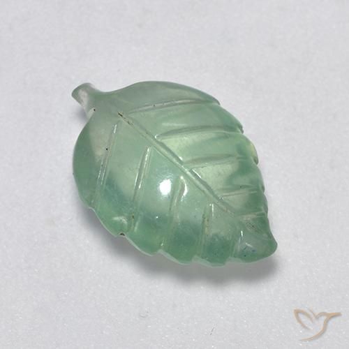 Prehnite Verde menta natural de 4.94 ct, Elegante, Transparente